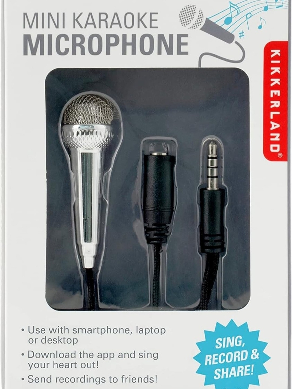 Kikkerland Mini Karaoke Microphone